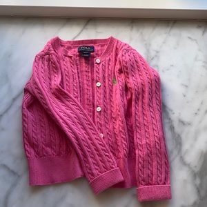 Polo by Ralph Lauren girls 4T pink sweater